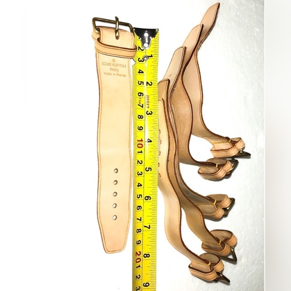 1 Pc Louis Vuitton Leather Bag Strap Belt Buckle - Picture 3 of 6